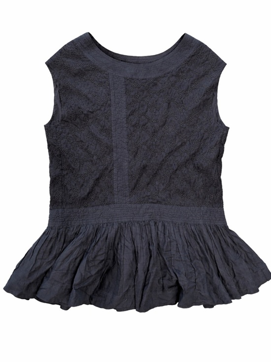 All Saints Tops - AllSaints Black Embroidered Women's Top